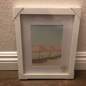 8x10 inch white frame